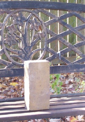 A brick representing a persons weight to height