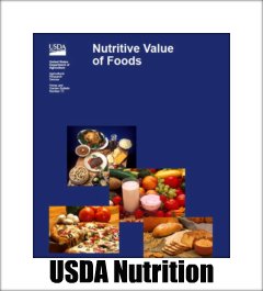 USDA Calorie and Nutrition Chart.